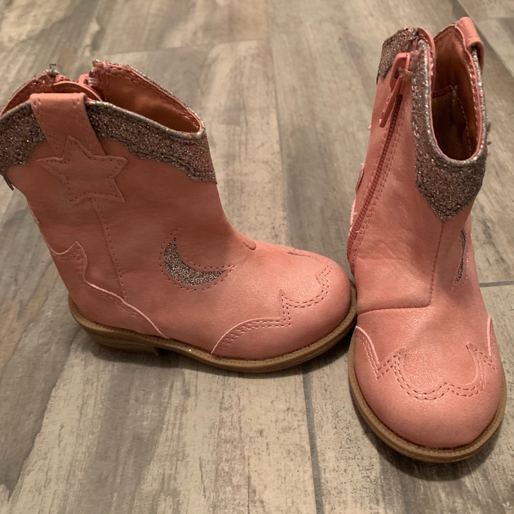 Pink infant cowgirl boots